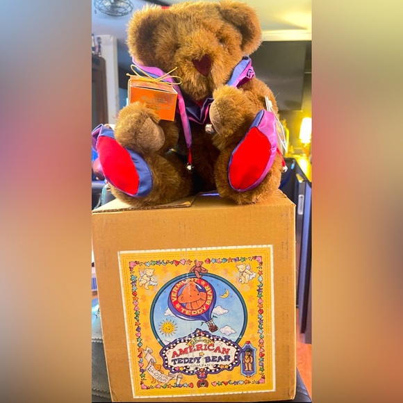 Vermont Teddy Bear Jester Bear Clown Bear Made In USA With Box & Tags 1993
VTG - Picture 1 of 7